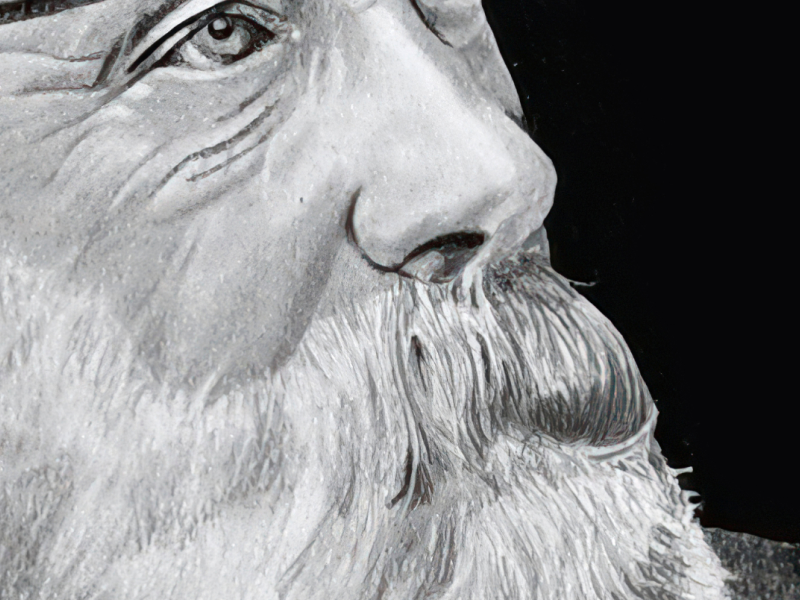 Portrait de Jules Verne - extrait de l'oeuvre "Dans l'ère du temps" – Image 3