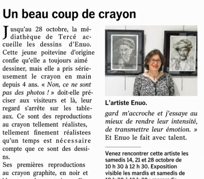 Enuo mise à l’honneur dans La Nouvelle République