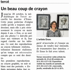 Enuo mise à l’honneur dans La Nouvelle République